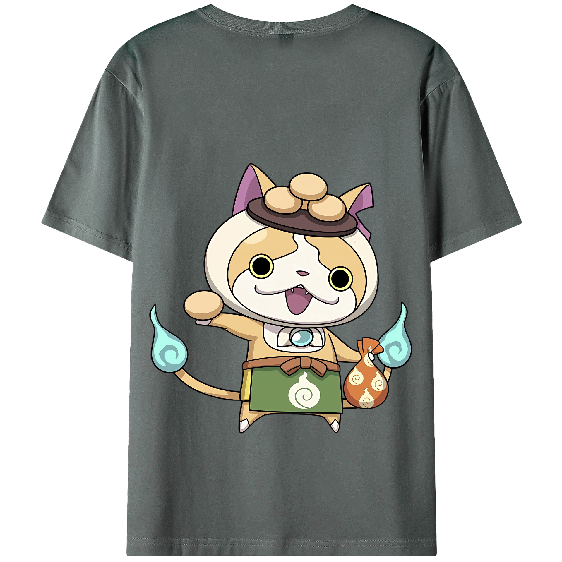 （画像用） 妖怪ウォッチ Yo-kai Watch 綿100％半袖Tシャツ（背面プリント）
